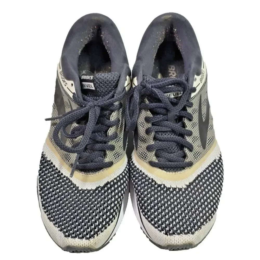 Brooks Revel Running Shoes Women's Size 8B Black White Style 1202491B155